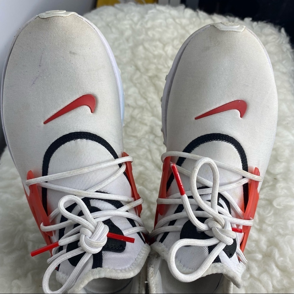 Nike Presto React White University Red Men's Size 8 CU4898-100 - Picture 6 of 9